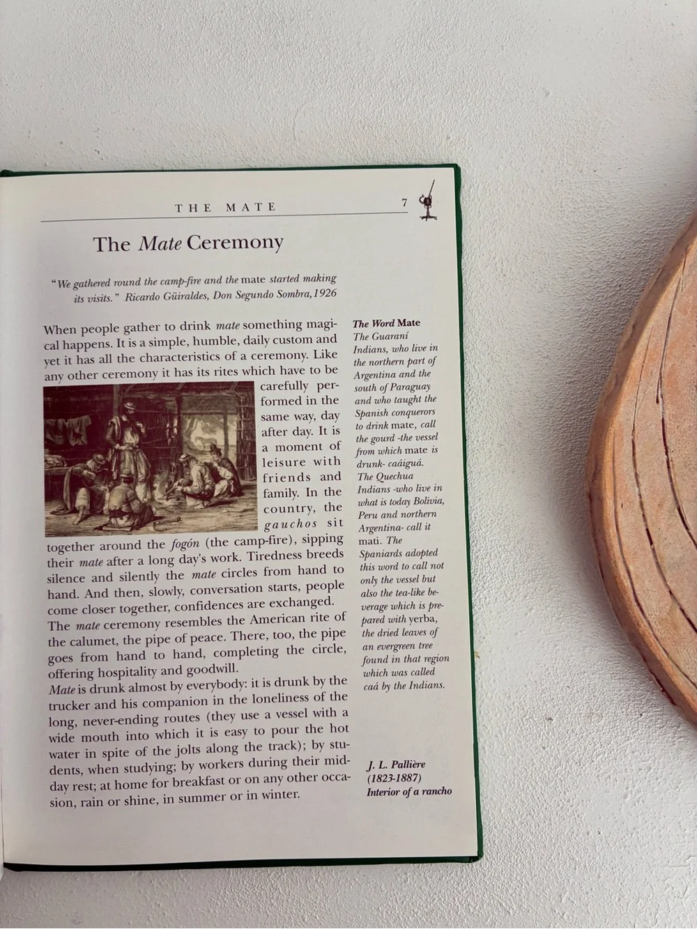 The Mate Small Hardcover Book — Green & Cream Cover